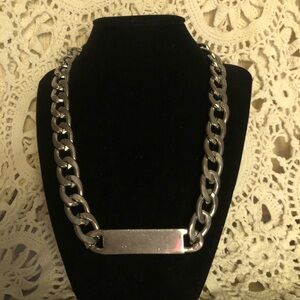 Vintage Juicy Couture ID Tag Necklace